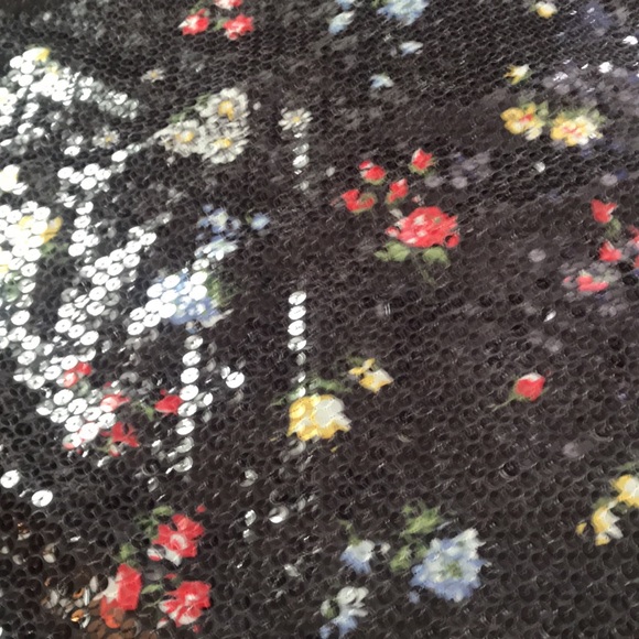 🌸NEW🌸 Love Moschino Vintage Rare Flower Sequin Top - Picture 10 of 16